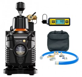 AccuTools TruBlu Starter XL Evacuation Kit with Testo 565i Vacuum Pump and Wireless Micron Gauge, 7 CFM