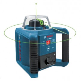 Bosch GRL 300 HVG green beam self-leveling horizontal/vertical rotary laser with layout beam