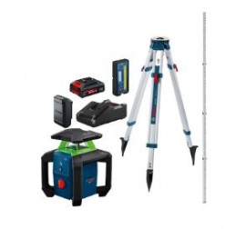 Bosch GRL18V-31K green beam horizontal rotary laser kit with carrying case