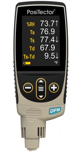 DeFelsko DPM1 PosiTector Standard Dew Point Meter with Built-in Probe