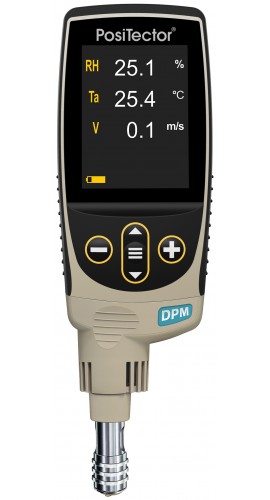 DeFelsko DPMA3 PosiTector Advanced Dew Point Meter with Built-in Probe and Wind Speed Sensor