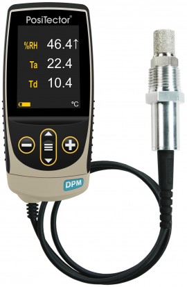 DeFelsko DPMD1 PosiTector Standard Dew Point Meter with 1/2" NPT Threads Cabled Probe