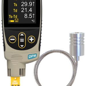 DeFelsko DPMS3 PosiTector Advanced Dew Point Meter with Built-in Probe and Cabled Surface Temperature Sensor
