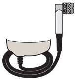 DeFelsko PRBFNRS-D Ferrous/Non-Ferrous Right-Angle Probe for PosiTector, 0 to 60 mils