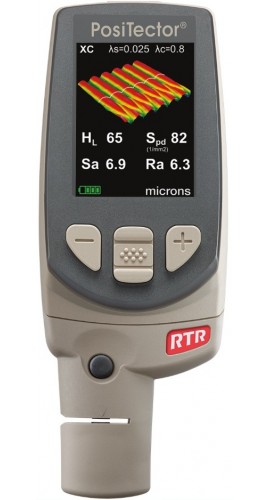 DeFelsko RTR3D3 PosiTector RTR Advanced Body with Probe, 2D/3D Replica Tape Reader