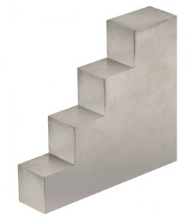 DeFelsko STDB2 Certified High Range Step Block for the PosiTest UTG series, imperial, B2