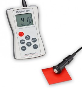 ElektroPhysik MiniTest 650-F Digital Coating Thickness Gauge, ferrous-only probe