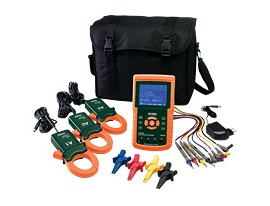 Extech 382100 Three-Phase Power Analyzer/Data Logger, 1200 A