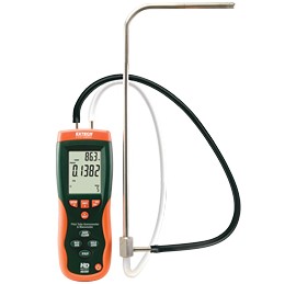 Extech HD350 Pitot Tube Anemometer and Differential Manometer