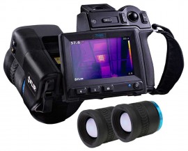 FLIR T1020-KIT-12-45 HD Thermal Imaging Camera with 12°, 28° and 45° lenses, 1024 x 768