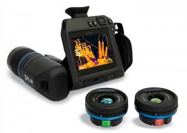 FLIR GF77 HR Uncooled Optical Gas Imaging Camera with 6° and 25° HR Lenses, 320 x 240