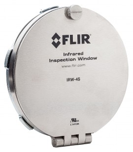 FLIR IRW-4S IR Window with PIRma-Lock, 4 in, stainless steel