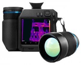 FLIR T840-24-14-NIST Thermal Imaging Camera with 24 and 14° lenses, 464 x 348, includes Traceable Calibration Certificate