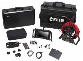 FLIR VS80 High-Performance Videoscope Kit with Plumbing Spool and Camera Probe, 1024 x 600