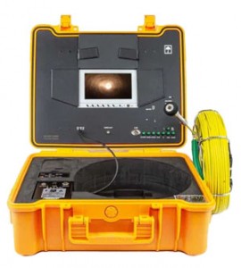 Forbest FB-PIC3188DNDT-130-MC self-leveling sewer/drain camera, 130' cable with footage counter and 512 Hz transmitter