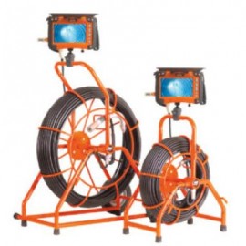 General Pipe Cleaners SL-GXP-D X-Pod Plus mini sewer camera, self-leveling color camera, 200' push rod, pipe locator