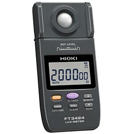 Hioki FT3424 Lux Meter, 20 to 200,000 lx