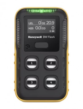 Honeywell BW™ Flex 4/5 Multi-Gas Detector, LEL-CB-UF, O2, H2S, SO2
