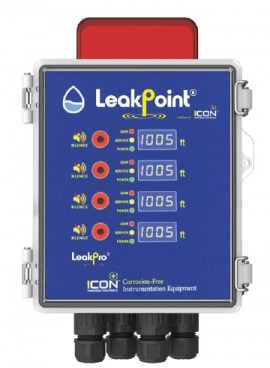 Icon Process Controls LDP-400-A LeakPoint® leak detection display with audible alarm, 4-channel