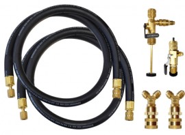 JB Industries VL-200 Accelerator Rapid Evacuation Kit with Vacuum Hoses, Valve Core Tools and Y-Connectors