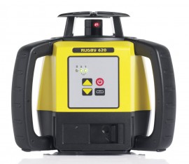 Leica 6005986 Rugby 620 Rotating Laser with Rod Eye 160 and li-ion battery pack