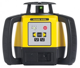Leica Rugby 640G Green Beam Rotating Laser, 520 nm, 100'