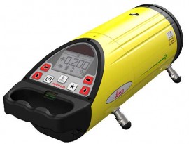 Leica Piper 200G Pipe Laser with carrying case, auto-targeting, green beam