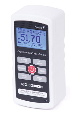 Mark-10 ME-200 Series E Ergonomics Force Gauge, 200 x 0.05 lbF