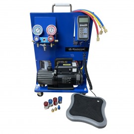 Mastercool 91585-B-YF R134a and R1234yf Single Stage Portable Electronic Charging Station