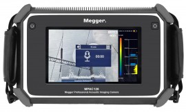 Megger MPAC128 Series Acoustic Imaging Camera, 2 to 48 kHz, 1024 x 600