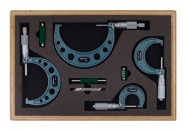 Mitutoyo 103-931 Outside Micrometer Economy Design Set, 0 to 4 in