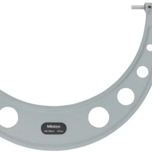 Mitutoyo 104-141 Interchangeable Anvil Outside Micrometer, 200 to 300 mm