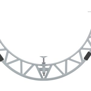 Mitutoyo 105-417 Series 105 Outside Micrometer with extension anvil collars, 1,900 to 2,000 mm