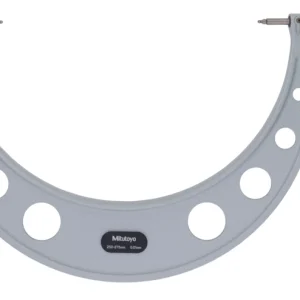 Mitutoyo 124-183 Series 124 Interchangeable Ball Anvil Gear Tooth Micrometer, 250 to 275 mm, ±7 μm