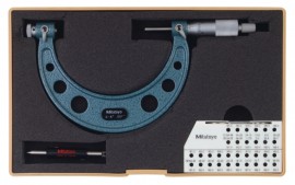Mitutoyo 126-140 Screw Thread Micrometer Interchangeable Tips, 3 to 4”