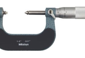 Mitutoyo 126-902 Screw Thread Micrometer Interchangeable Tips, 1 to 2″