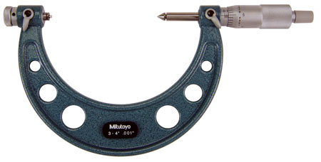 Mitutoyo 126-904 Screw Thread Micrometer Interchangeable Tips, 3 to 4″