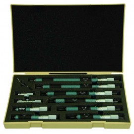 Mitutoyo 133-904 Tubular Inside Micrometer Set, 2-12" (10 pcs.)