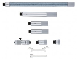 Mitutoyo 137-208 Carbide Tipped Tubular Inside Micrometer, 50 to 500 mm