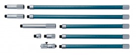 Mitutoyo 137-215 Hardened Face Tubular Inside Micrometer, 2 to 60"