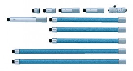 Mitutoyo 137-220 carbide tipped tubular inside micrometer, 2 to 60"