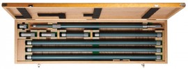 Mitutoyo 140-164 Series 140 2-point tubular inside micrometer with extension pipes, 40 to 200"
