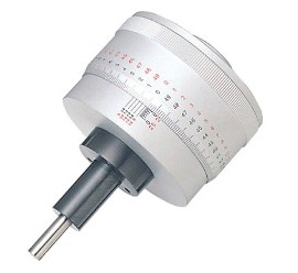 Mitutoyo 153-301 fine graduation mechanical micrometer head, 0 to 25 mm, 0.0005 mm, carbide tip
