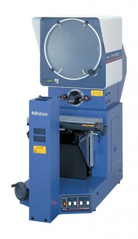 Mitutoyo 172-868A horizontal profile projector, 14" (355.6 mm), erect image display