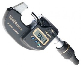 Mitutoyo 293-100-20 High Accuracy Digimatic Micrometer, 0 to 25 mm