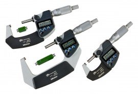 Mitutoyo 293-960-32 Coolant Proof Micrometer Set, 0 to 3"/ 0 to 76.2 mm