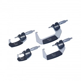 Mitutoyo 293-963-32 Coolant Proof Micrometer Set, 0 to 100 mm, 0.001 mm, SPC