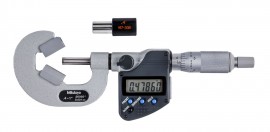 Mitutoyo 314-352-32 Series 314 Digital V-Anvil Micrometer for 3-Flute Cutting Head, 0.4 to 1"