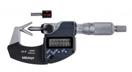 Mitutoyo 314-361-32 Series 314 Digital V-Anvil Micrometer for 3-Flute Cutting Heads