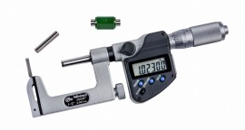 Mitutoyo 317-352-32 Series 317 Uni-Mike Digimatic Micrometer with interchangeable anvils, 1 to 2"